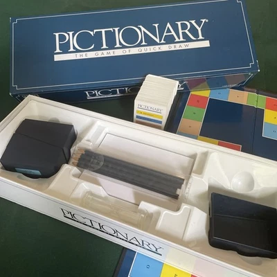 Pictionary Family Board Game 1985 The Game Of Quick Draw exceptional condition - Image 1 of 4