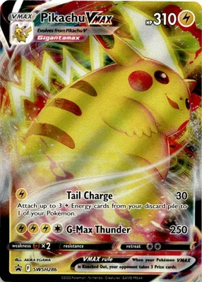 SWSH: Sword & Shield Promo Cards #SWSH286 Pikachu VMAX - Image 1 of 2