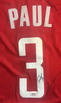 Chris Paul Signed Autographed Houston Rockets Nike Jersey PSA/DNA COA - Image 1 of 4