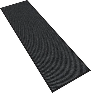 Front Door Mat, 10' x 36" Heavy Duty 3' x 10' (Rectangular), Grey - Picture 1 of 9