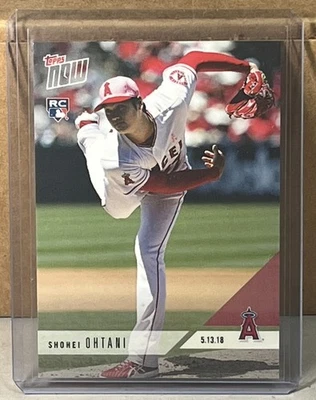 2018 TOPPS NOW #210 SHOHEI OHTANI ANGELS ROOKIE 43 K's in 6 games No Text UER - Image 1 of 2