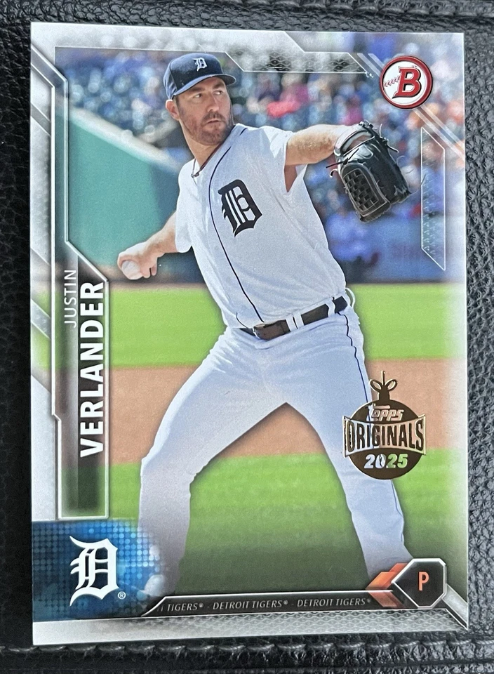 2025 Topps Holiday Justin Verlander Adviento recompra lámina estampada 2016 Bowman Foto 1 de 1