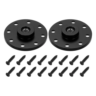 Soporte adaptador trípode rosca 3/8" 2 piezas con tornillos adaptadores para DSLR negro Foto 1 de 4