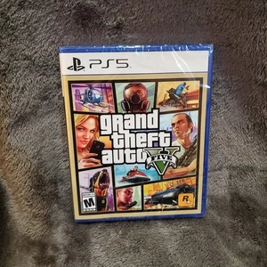 Grand Theft Auto V PS5 PlayStation mai aperto sigillato NUOVO - Foto 1 di 4