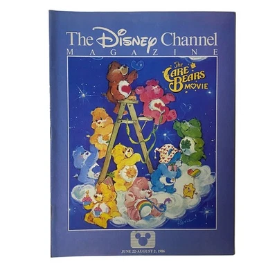 The Disney Channel Magazine June 22-August 2, 1986 The Care Bears Movie VG - Image 1 of 3