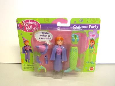 2001 Mattel Polly Pocket Fashion Lea Costume Party Witch or Mermaid Sealed - Image 1 of 4