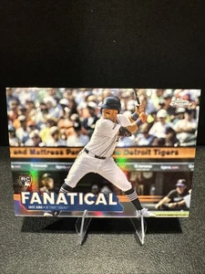 2025 Topps Chrome Fanatical Jace Jung (#FAN-25) Tigers RC SP - Picture 1 of 2