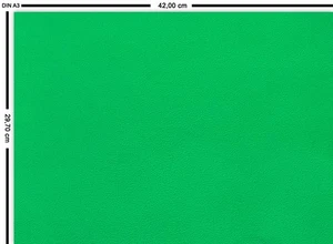 Rindnappa Grasgrün Lederstück A3 (42cm x 30cm) Bastelleder Lederreste - Bild 1 von 3
