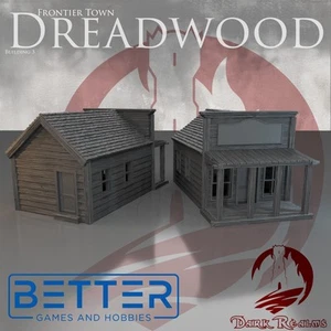 Building 3, Deadwood, 3d printed Terrain, RPG, Dead man's Hand, Wild West - Picture 1 of 1