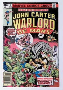 John Carter, Warlord of Mars #1 (June 1977, Marvel) 5.0 VG/FN  - Picture 1 of 2