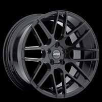 MRR GF7 18x8/9 5x112 ET45 Gloss Black Wheels fit Mercedes C300 C350 2008 - 2014