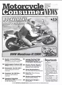 Motorrad Verbraucher Nachrichten Magazin April 2006- BMW K1200R, Suzuki GSX-R1000 - Bild 1 von 1