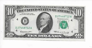 $10 1969 Elston/Kennedy Cleveland DA Block Choice Crisp Uncirculated - Picture 1 of 2