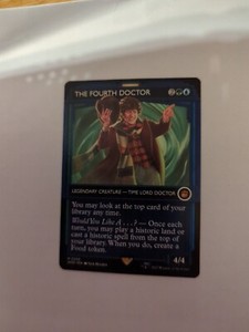 The Fourth Doctor 0555 Rare MTG Universes Beyond: Doctor Who NM/M BBC Mythic