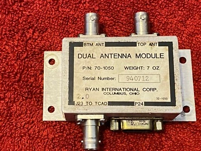 RYAN INTL DUAL ANTENNA MODULE P/N 70-1050 - Изображение 1 из 4