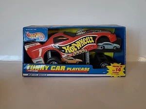 Hot Wheels Funny Car Playcase 2 Toys In One! Carrying Case,New! MIB,(B239) - Picture 1 of 7