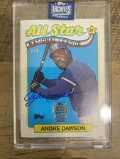 2020 Topps Archives Signature 1989 Andre Dawson Autograph /9 Auto Cubs