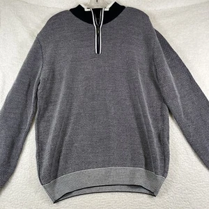 NWT Marcello Men’s 1/4 Zip Merino Wool Blend Sweater, Size L - Picture 1 of 8