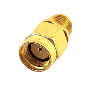 Adaptador RP-SMA macho a SMA hembra PC placa base WiFi antena pasador agujero convertidor - Imagen 1 de 5