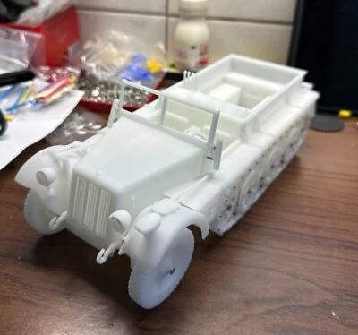 1/18 3d printed  tank German Sd.KFZ.10 Half track tractor - Image 1 of 4