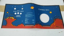 MISSILE COMMAND GENERIC CONTROL PANEL OVERLAY-L@@K!