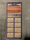 Vintage WWII Era 1941 MLB Baseball Calendar Schedule by Jackson-Cross Company