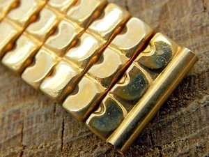 Vintage NOS Unused Stainless Steel Watch Band Straight Lug 16mm Expansion Mens - Picture 1 of 3