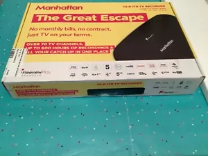 Manhattan T4-R 1TB Freeview Play 4K TV Recorder - New & Sealed. - Picture 1 of 9