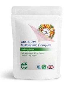 One-A-Day Multivitamin & Iron Complex Tablets | Vegetarian | Daily Support | UK - Picture 1 of 2