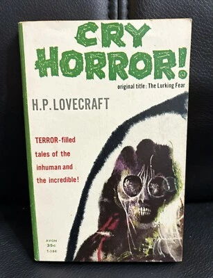 CRY HORROR! HP Lovecraft Vintage Avon Paperback #T-284 VG The Lurking Fear - image 1 of 4