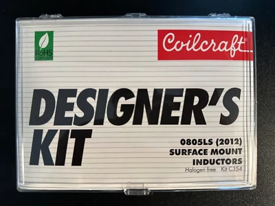Designer's Kit C345, 0805LS chip inductors, RoHS - Image 1 of 2