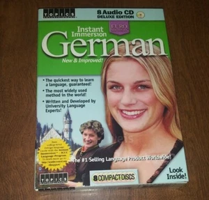 Instant Immersion German 8 Audio CD Deluxe Edition Language Learning Course - Picture 1 of 5