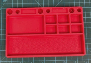 J Concepts Parts Tray Rubber Material Red 2550-7 1/12 1/10 1/8 Scale - Picture 1 of 4