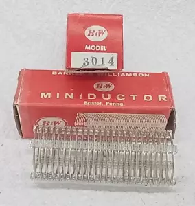 1 NOS B&W 3014 INDUTTORE D'ARIA MINIDUTTORE BOBINA STOCK BARKER & WILLIAMSON - Foto 1 di 6