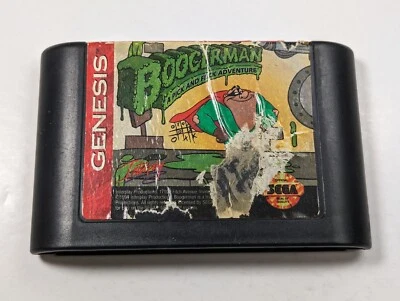 Boogerman A Pick and Flick Adventure Sega Genesis authentic - Image 1 of 4