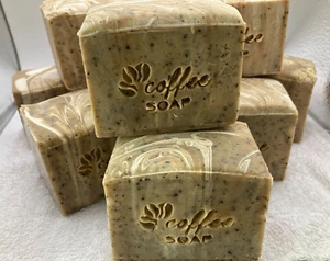 Fresh Creamy Exfoliant Jumbo Goat Milk Caffe Latte Soap Bars, Lot 1 Bar - Picture 1 of 5
