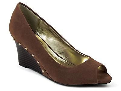 Style&co. Zapatos de salón para mujer Sindy Peep-Toe All Spice marrón talla 5 M Foto 1 de 4