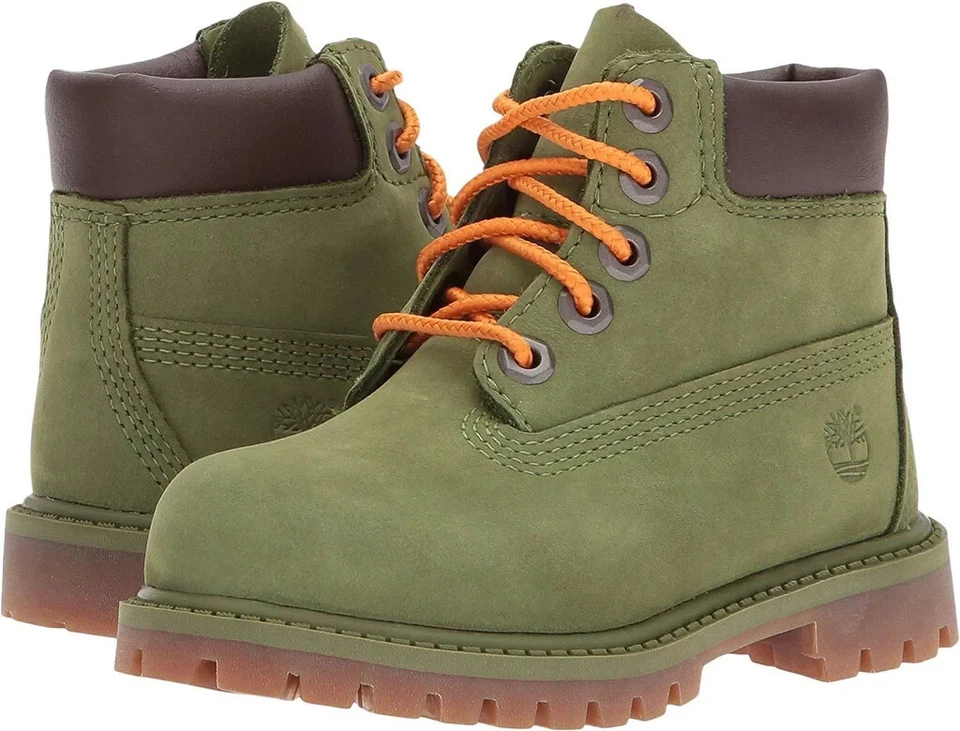 Timberland para niños pequeños 6 pulgadas BOTA PREMIUM PRESTO VERDE TB0A1MNP Talla 7C Foto 1 de 1