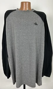 Camicia vintage anni 90 PNB Nation Raglan 3XL manica lunga logo ricamato streetwear - Foto 1 di 15