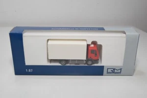 B8 1:87 RIETZE 60951 IVECO EUROCARGO TRUCK CASE RED WHITE MIB - Picture 1 of 6