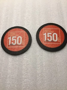 PAIR FIRESTONE TIRES ADVERTISING CAR/TRUCK Coasters 150 Years Harvey Firestone - Picture 1 of 6