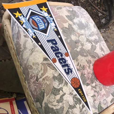 Vintage 1994 Eastern Championship Series Indiana Pacers NBA  Pennant Cover