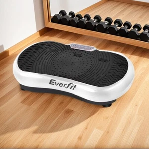 99 Speed Vibration Machine Platform Vibrator Resistance Rope Home Fitness White - Picture 1 of 6