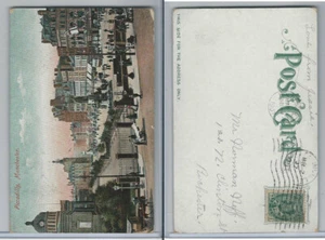 AK, England, Piccadilly, Manchester, 1907 Rochester NY Stempel - Bild 1 von 1