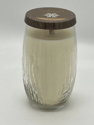 Yankee Candle Pure Radiance Crackling Invierno Grande 22 OZ Tarro Vela Mecha de Madera Foto 1 de 4