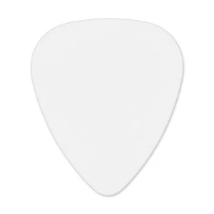Delrin White Guitar Or Bass Pick - 1.5 mm Ultra Heavy Gauge - 351 Shape - Picture 1 of 1
