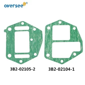 3B2-02105 & 3B2-02104 Gasket Kit For Tohatsu Outboard Hidea 2T 10HP 9.8HP 8HP - Picture 1 of 6
