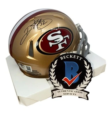MINI CASCO DE VELOCIDAD FIRMADO POR RICKY WATTERS SAN FRANCISCO 49ERS CERTIFICADO DE AUTENTICIDAD BECKETT 2W869796 Foto 1 de 4
