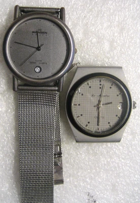 Two Quartz Wristwatches LE MONTRE & SKAGEN - Image 1 of 4