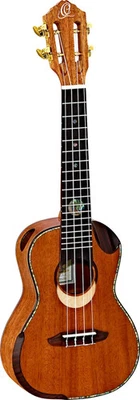 Ortega Guitars ECLIPSE-CC4 Eclipse Series Concert Ukulele All Solid , Walnut ... - Image 1 of 4